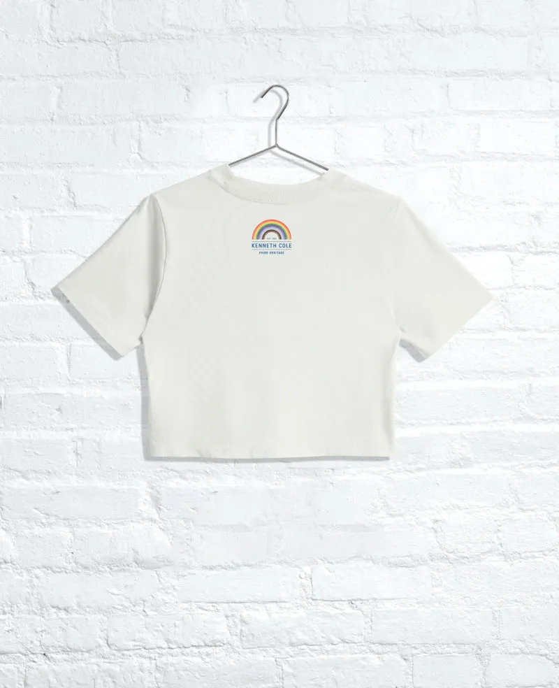 Women's LOVE Cropped Tee sold by Kenneth Cole product image thumbnail 2