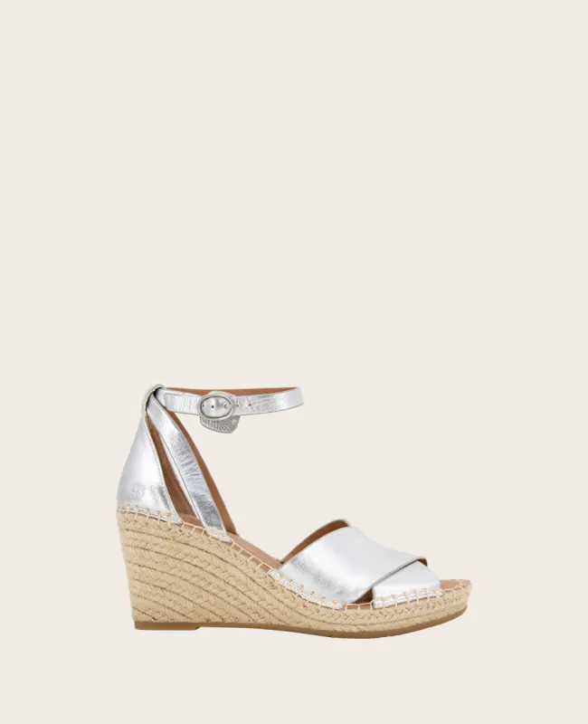 GENTLE SOULS - Charli Suede X-Band Espadrille Wedge Sandal sold by Kenneth Cole