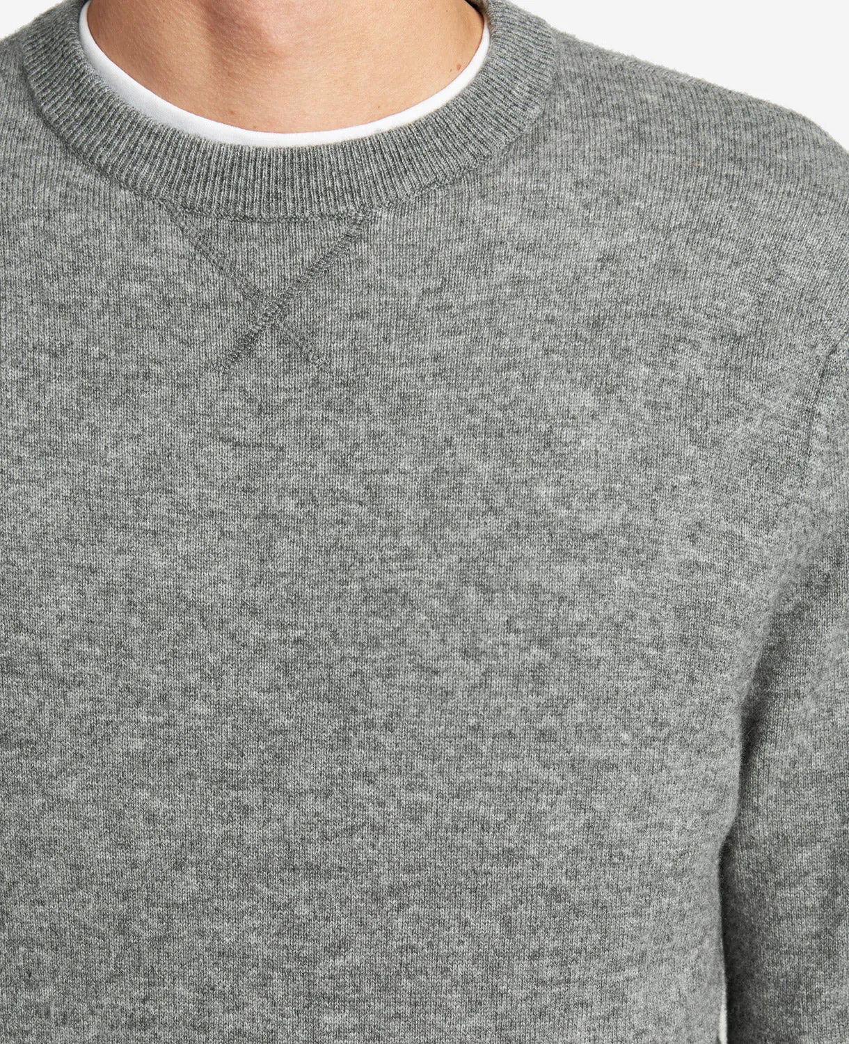 Site Exclusive! Crew Neck Cashmere Sweater sold by Kenneth Cole product image thumbnail 3
