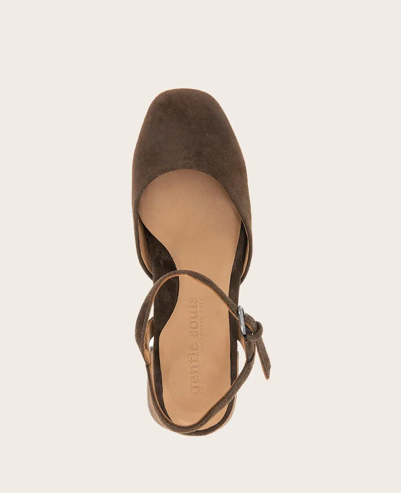 GENTLE SOULS - Lucinda Suede Closed Toe Strap Sandal sold by Kenneth Cole product image thumbnail 4