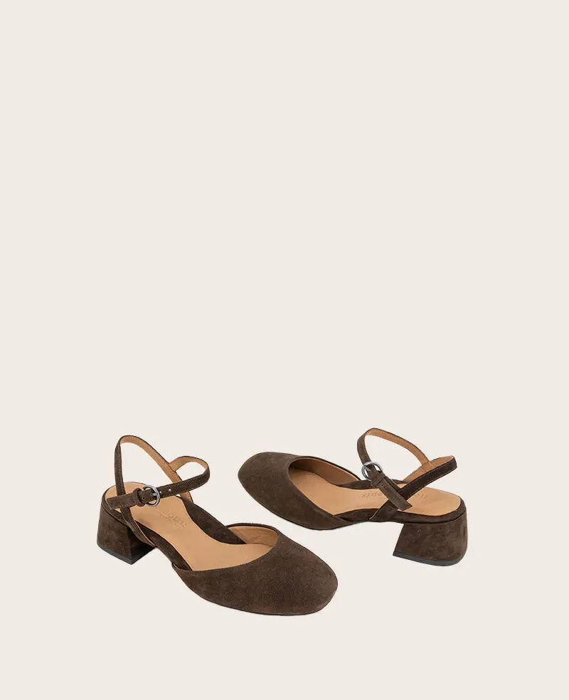 GENTLE SOULS - Lucinda Suede Closed Toe Strap Sandal sold by Kenneth Cole product image thumbnail 2