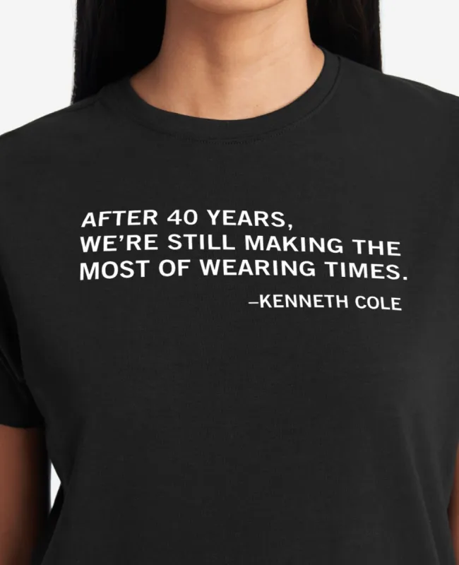 Site Exclusive! 40th Anniversary Fashion Week T-Shirt sold by Kenneth Cole