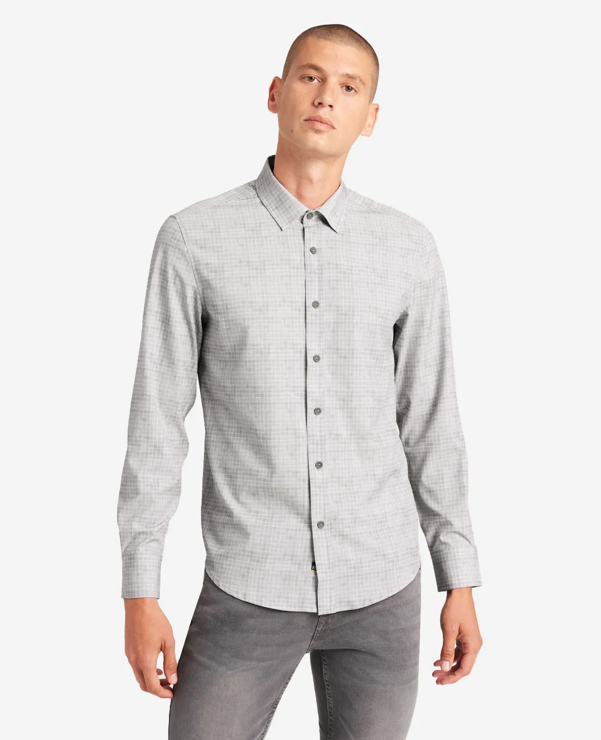 Stretch Print Button-Down Shirt sold by Kenneth Cole product image thumbnail 4