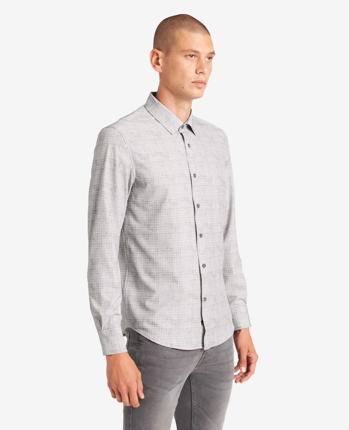 Stretch Print Button-Down Shirt sold by Kenneth Cole