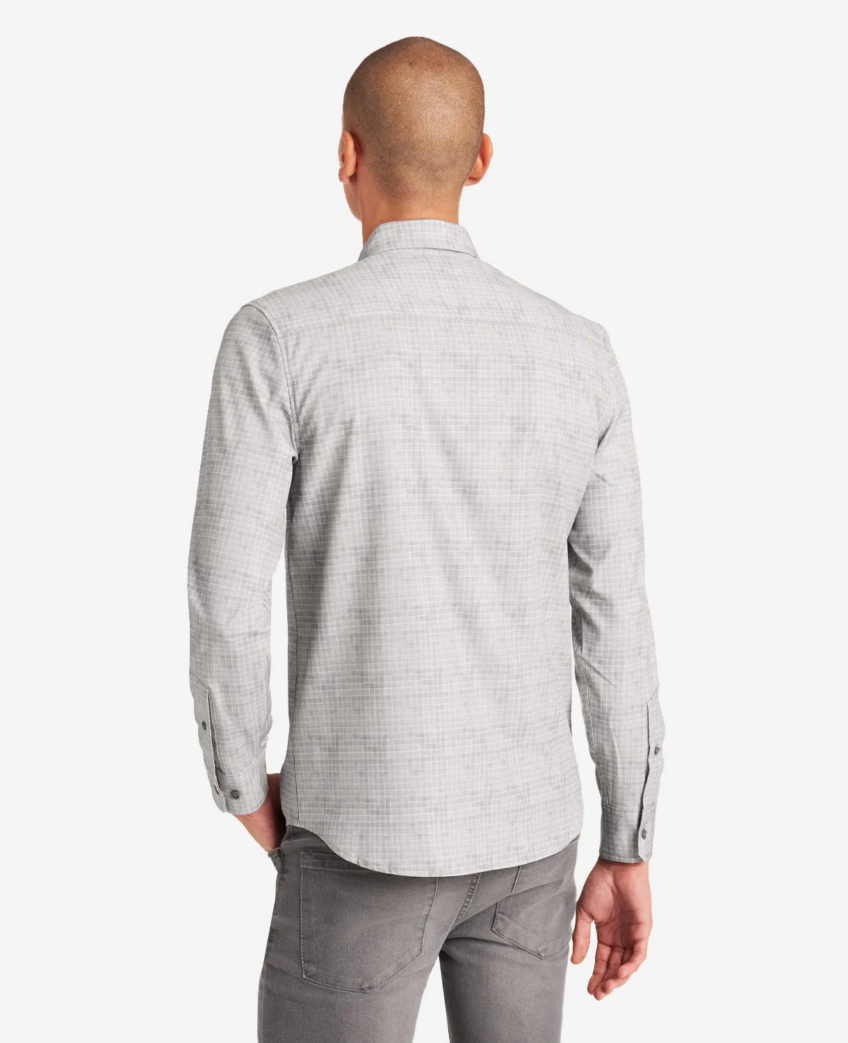 Stretch Print Button-Down Shirt sold by Kenneth Cole product image thumbnail 5