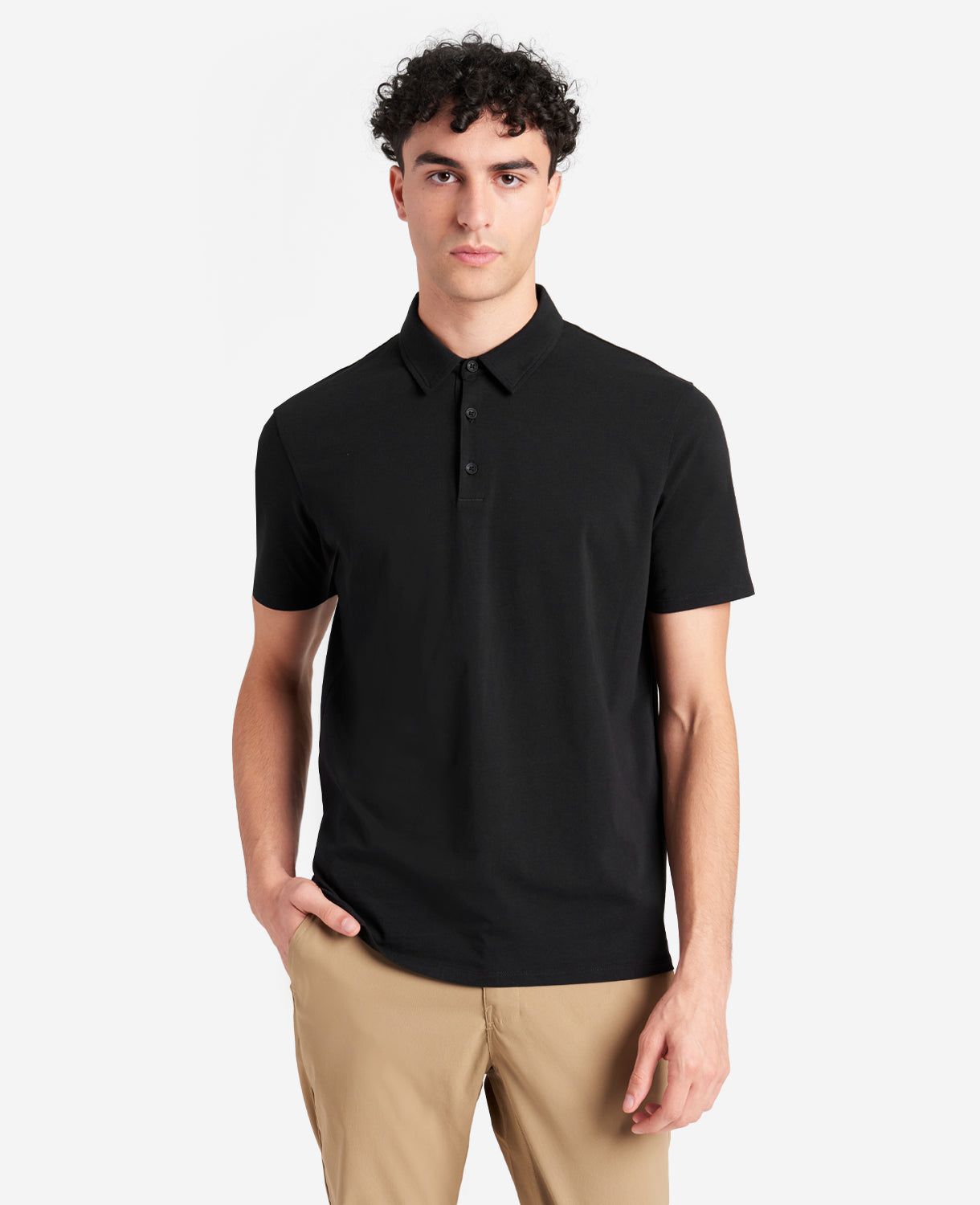 Essential Stretch Knit Polo sold by Kenneth Cole product image thumbnail 4