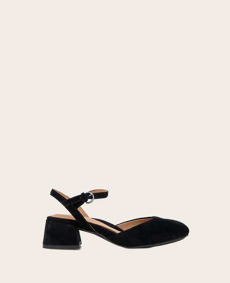 GENTLE SOULS - Lucinda Suede Closed Toe Strap Sandal sold by Kenneth Cole