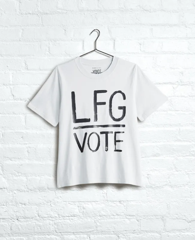 Site Exclusive! LFG Vote T-Shirt sold by Kenneth Cole
