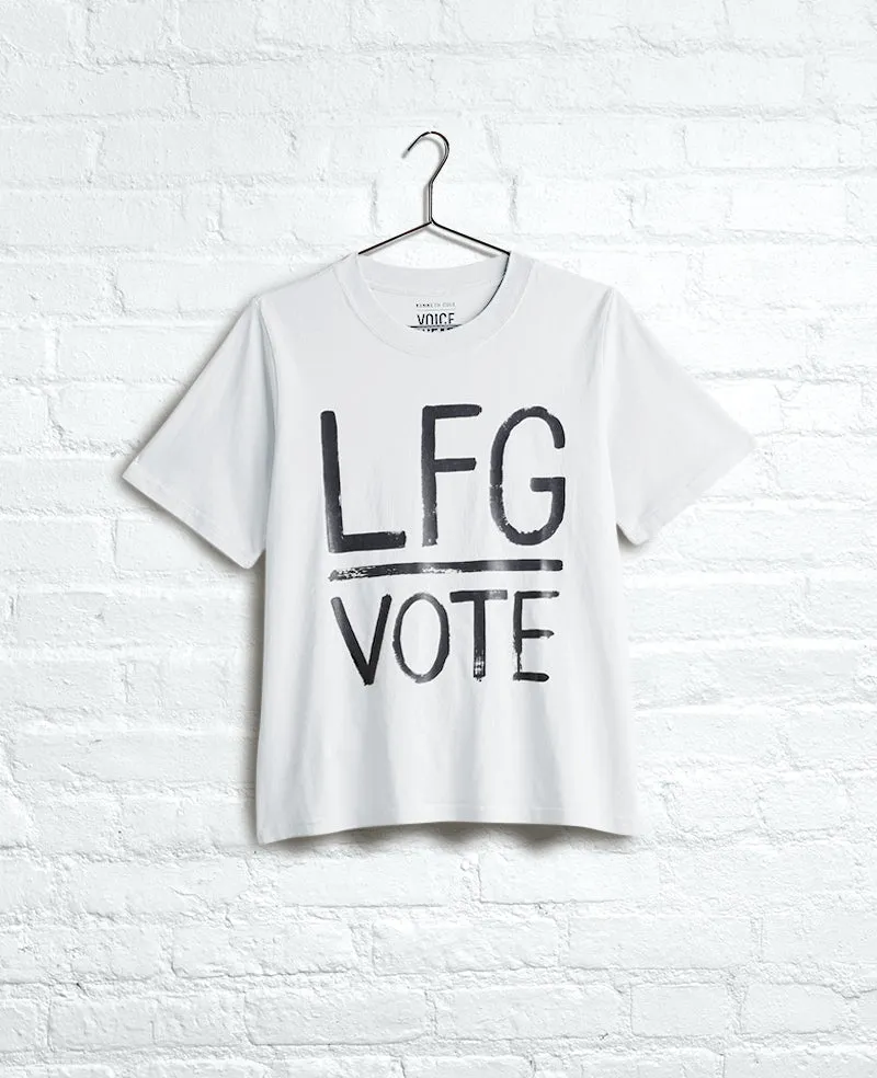 Site Exclusive! LFG Vote T-Shirt sold by Kenneth Cole