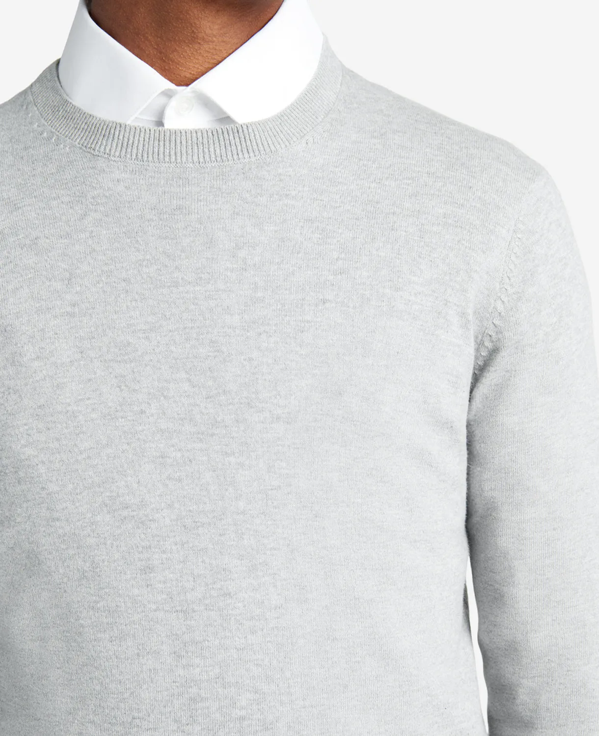 Crewneck Sweater with Tipping Detail sold by Kenneth Cole product image thumbnail 3