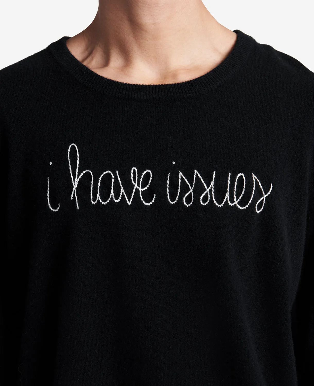 Lingua Franca I Have Issues Cashmere Sweater sold by Kenneth Cole product image thumbnail 2