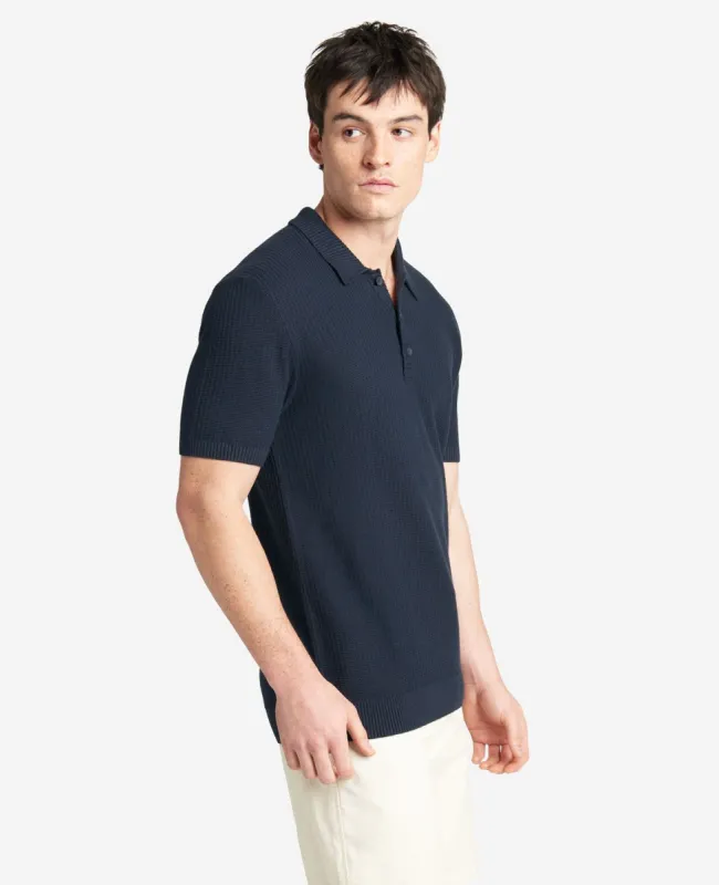 Button Front Sweater Polo sold by Kenneth Cole