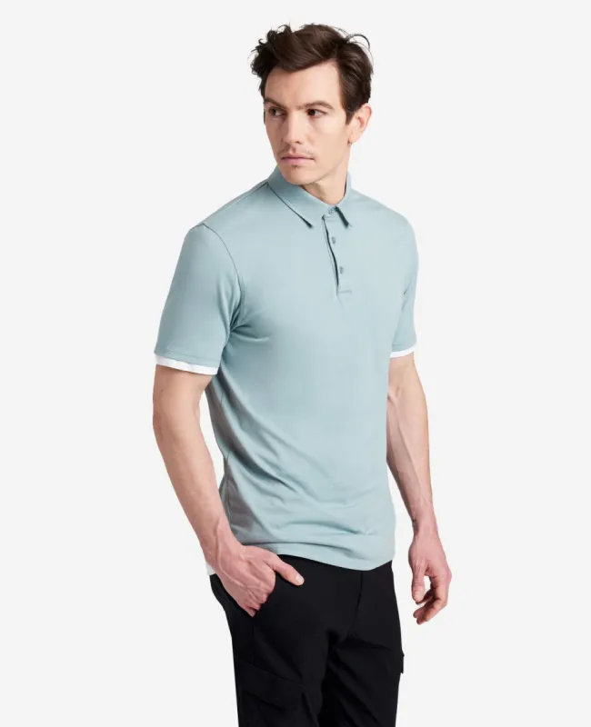 Essential Stretch Knit Polo sold by Kenneth Cole