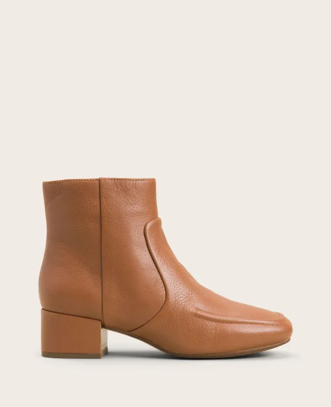 Ella Apron Leather Heeled Bootie sold by Kenneth Cole