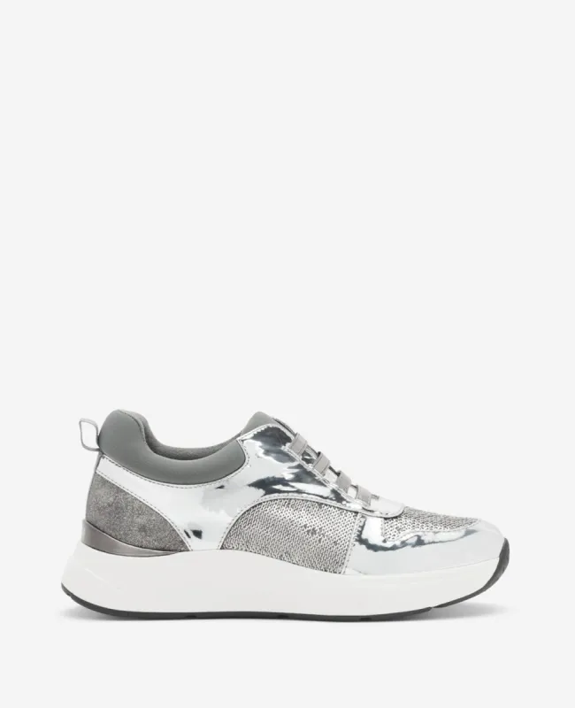 Christal Sequin Lace-Up Sneaker sold by Kenneth Cole