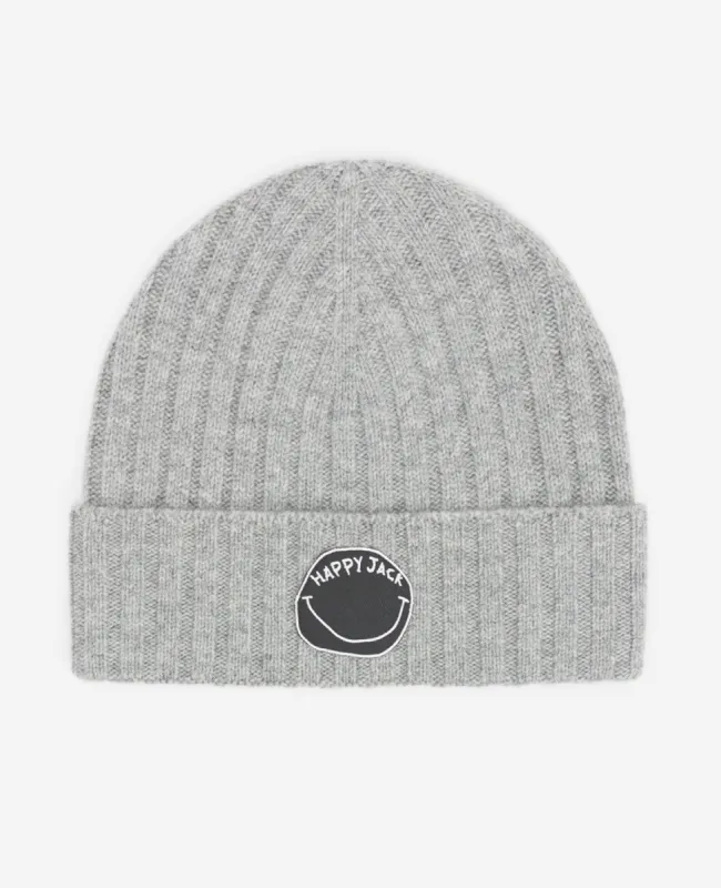 Site Exclusive! Happy Jack - Be Different Live Happy Rib Knit Beanie sold by Kenneth Cole