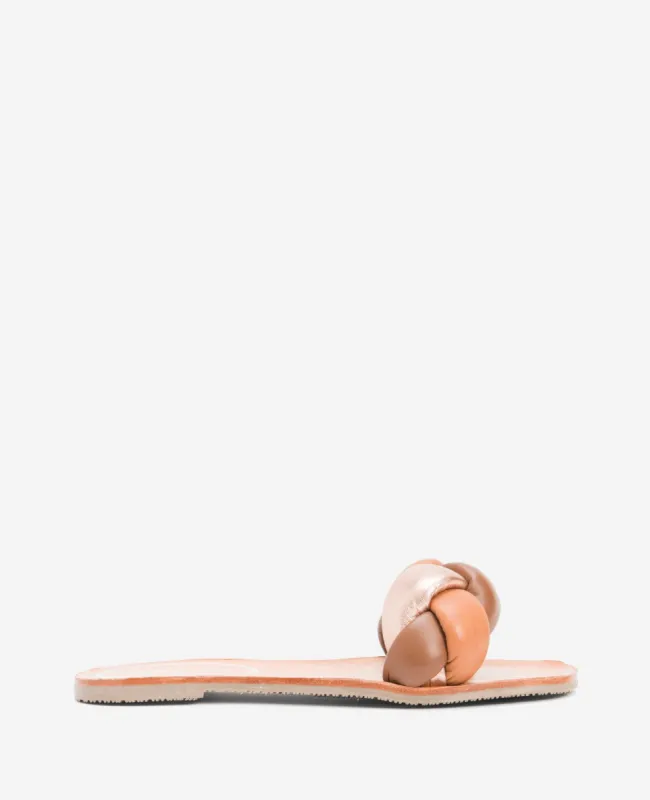 Nellie Leather Braided Sandal sold by Kenneth Cole