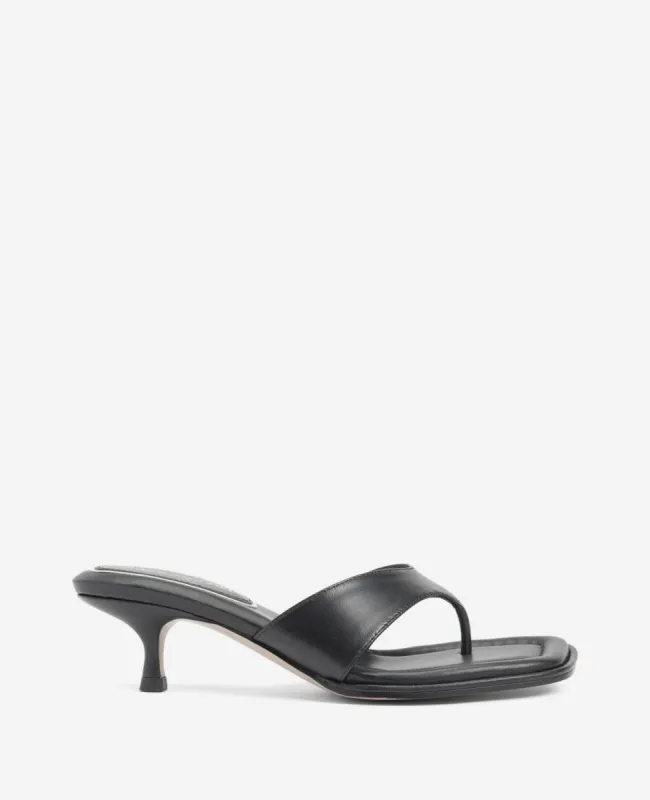 Geneva Leather Thong Kitten Heel Sandal sold by Kenneth Cole
