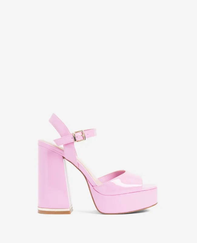 Dolly Ankle Strap Platform Heeled Sandal sold by Kenneth Cole