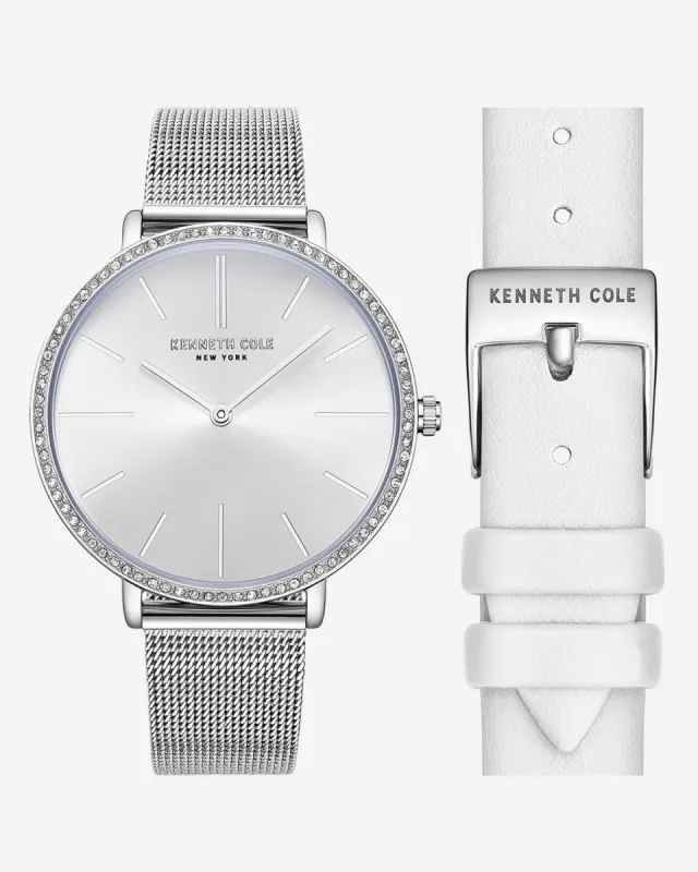 Classic Slim Mesh & Strap Watch Set sold by Kenneth Cole