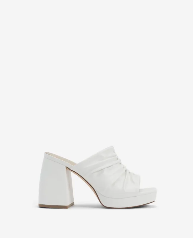 Anika Platform Mule Heeled Sandal made by Kenneth Cole
