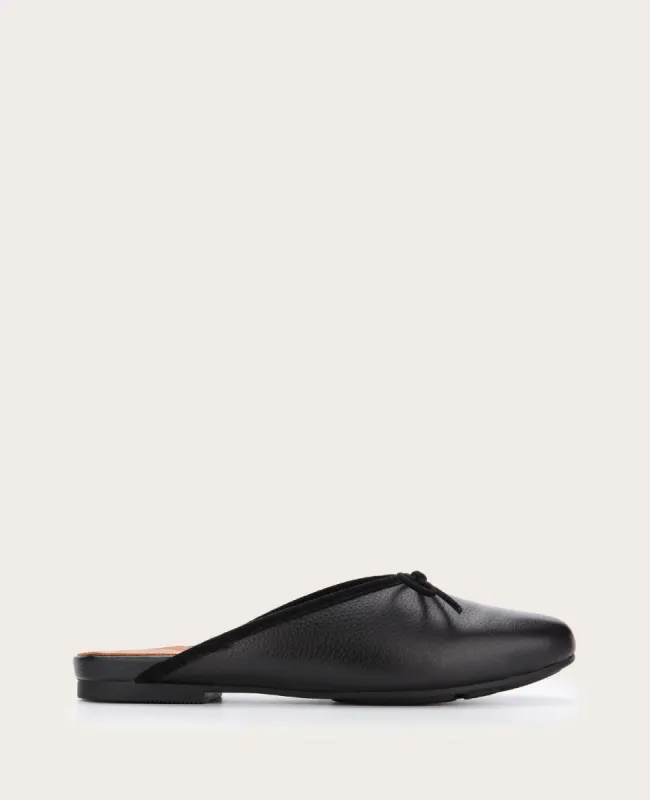 Eugene Leather Bow Flat Mule sold by Kenneth Cole