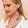 Sapphire Adjustable Ring sold by Kenneth Jay Lane
