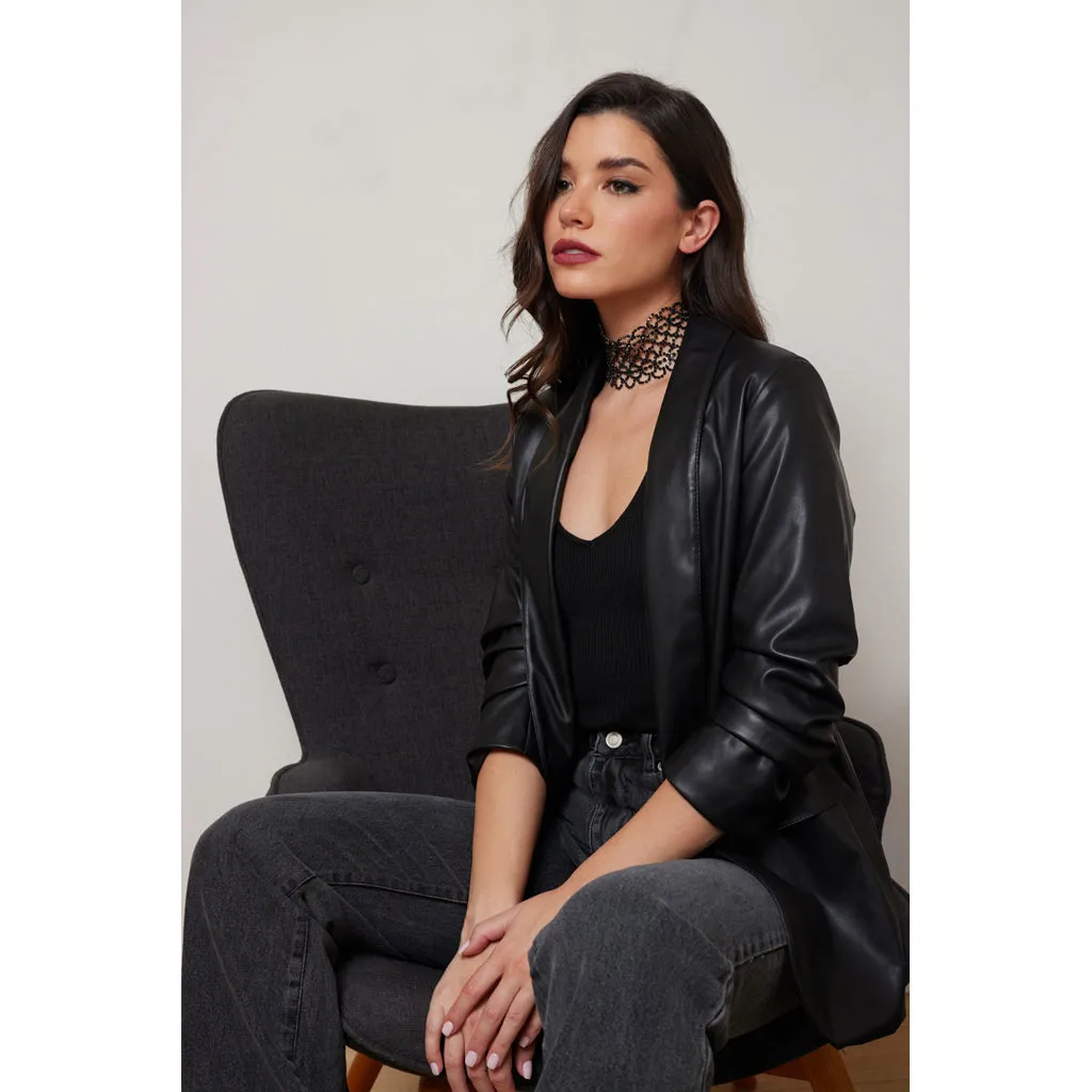 Gunmetal and Jet Collar Necklace sold by Kenneth Jay Lane product image thumbnail 2