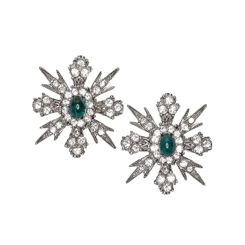 Starburst Clip Earrings sold by Kenneth Jay Lane