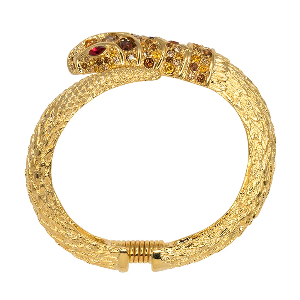 Multi Topaz Snake Head Bracelet sold by Kenneth Jay Lane product image thumbnail 2