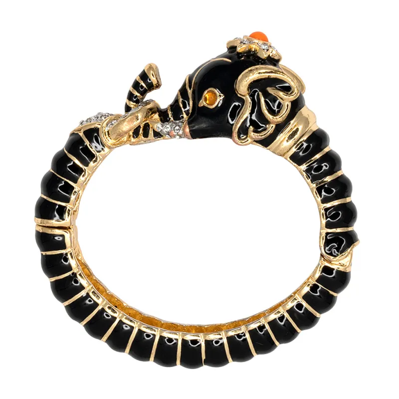 Black Elephant Head Bracelet sold by Kenneth Jay Lane
