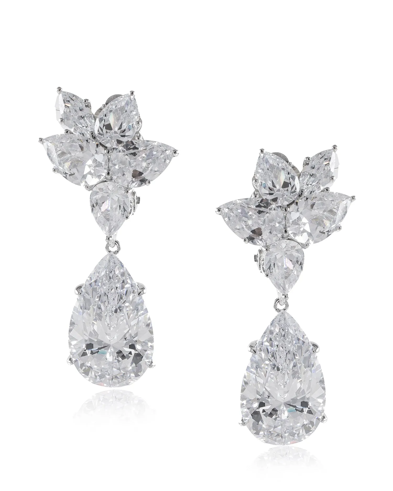 Pear CZ Statement Earrings sold by Kenneth Jay Lane