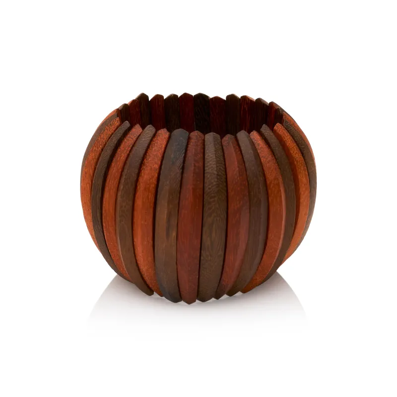 Medium Dark Wood Stretch Bracelet sold by Kenneth Jay Lane