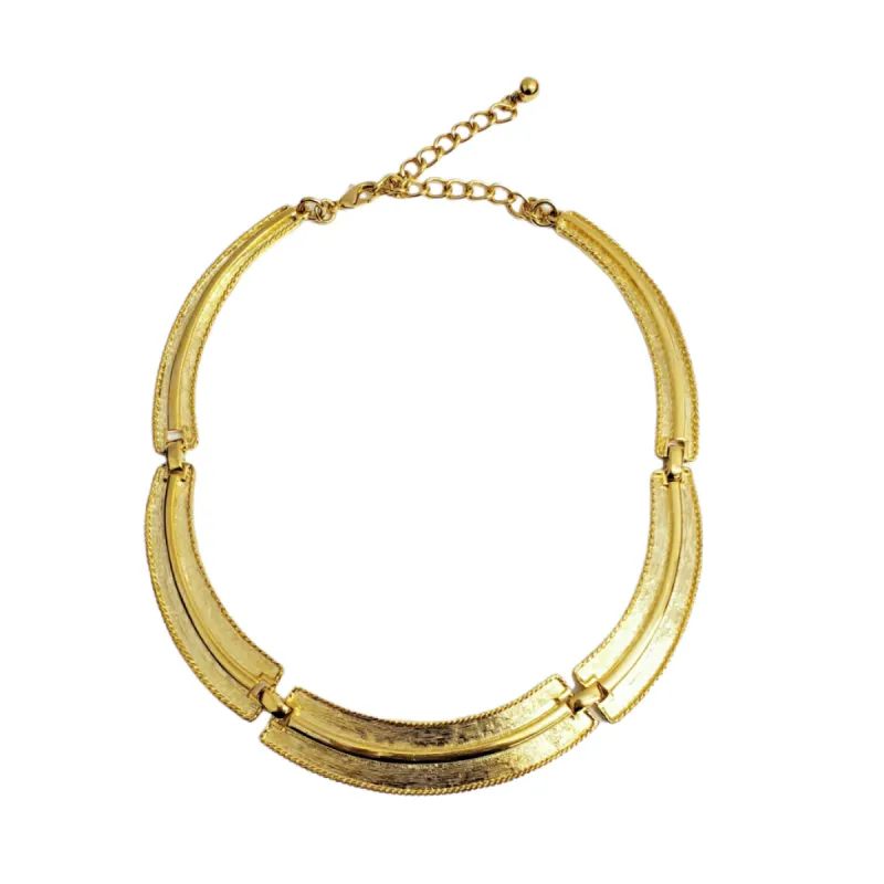 Gold Bib Necklace sold by Kenneth Jay Lane