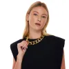 Large Link Gold Chain Necklace sold by Kenneth Jay Lane