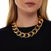 Large Link Gold Chain Necklace sold by Kenneth Jay Lane