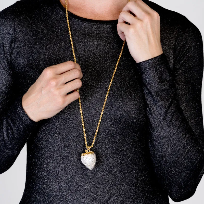 Strawberry Pendant sold by Kenneth Jay Lane