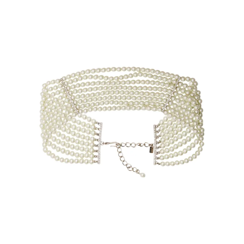 Eight Row Pearl Choker sold by Kenneth Jay Lane