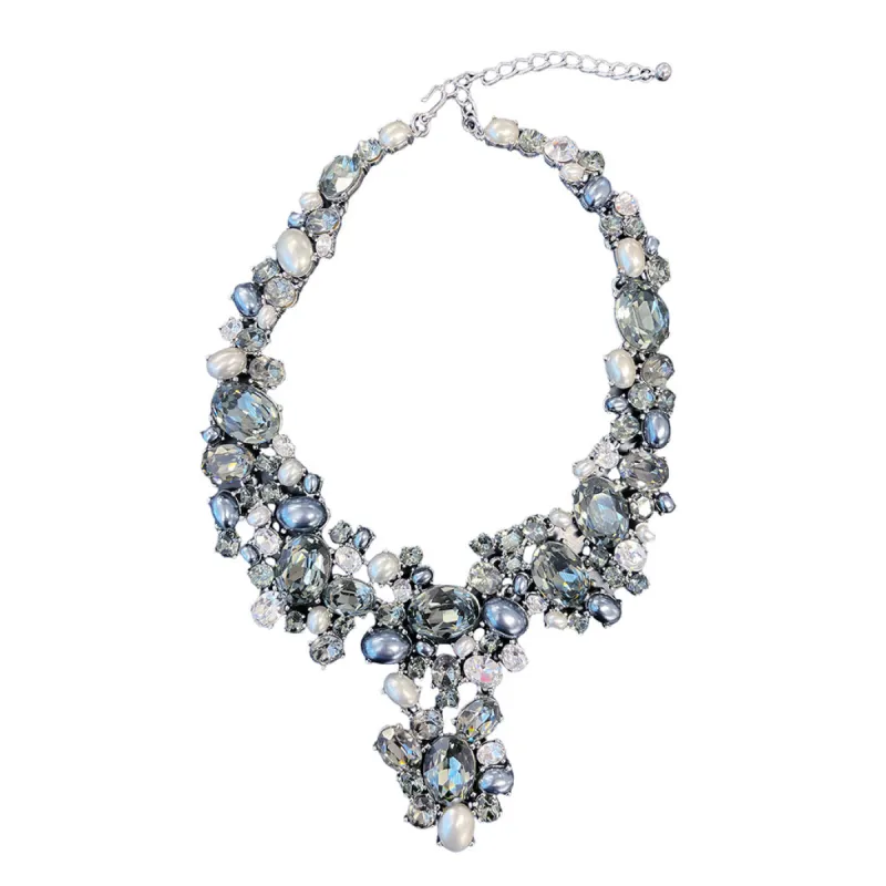 Black Diamond Gemstone Necklace sold by Kenneth Jay Lane