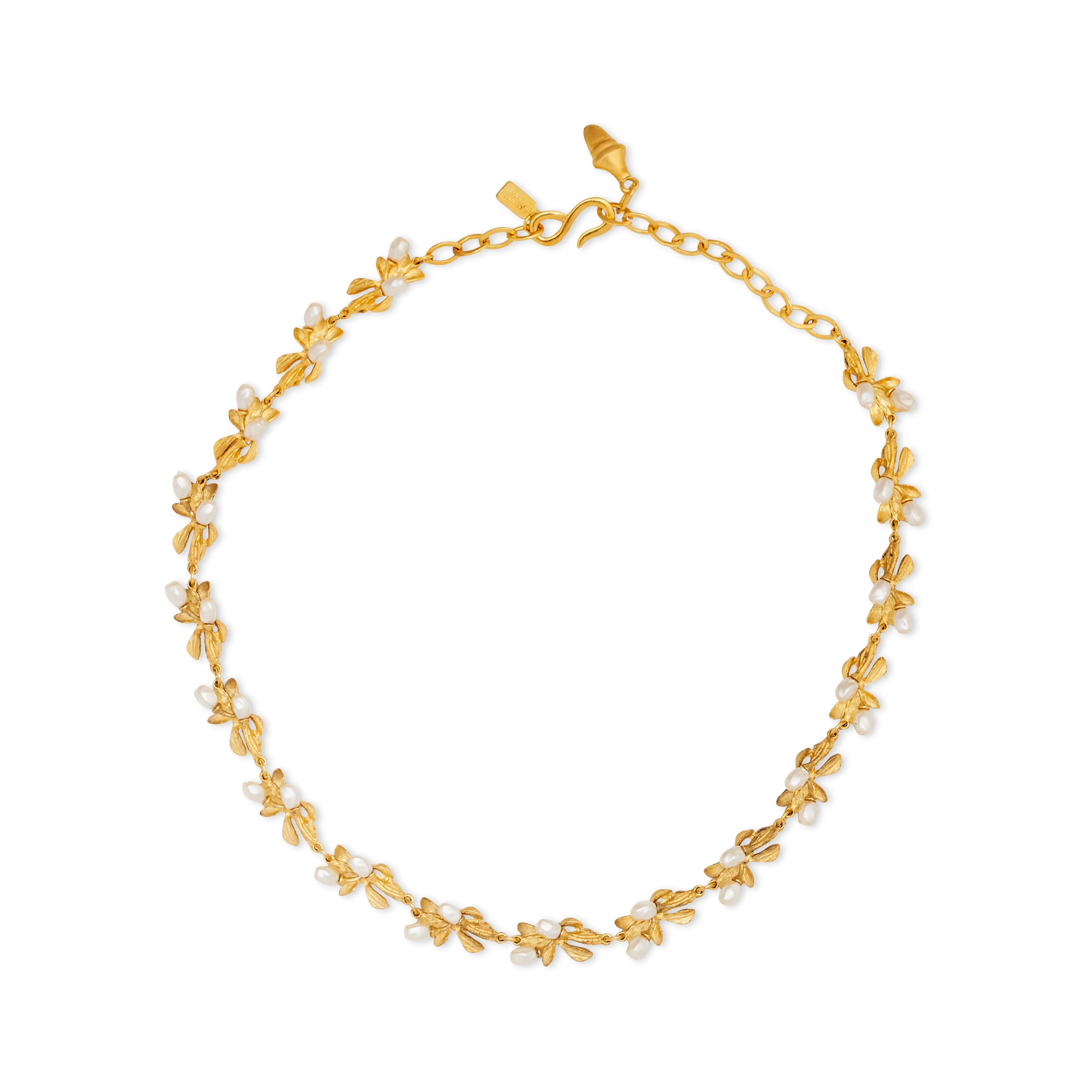 Pearl Flower Necklace sold by Kenneth Jay Lane