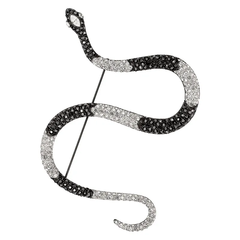 Hematite Snake Pin sold by Kenneth Jay Lane