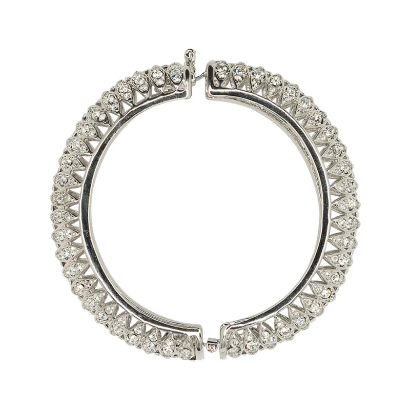 Crystal Pavé Bangle sold by Kenneth Jay Lane