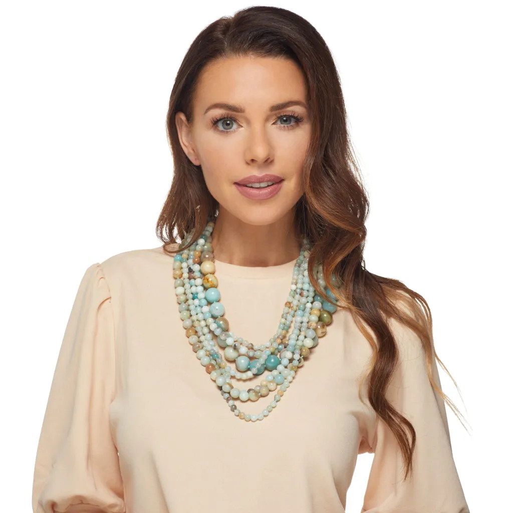 Amazonite Beaded Necklace sold by Kenneth Jay Lane product image thumbnail 2