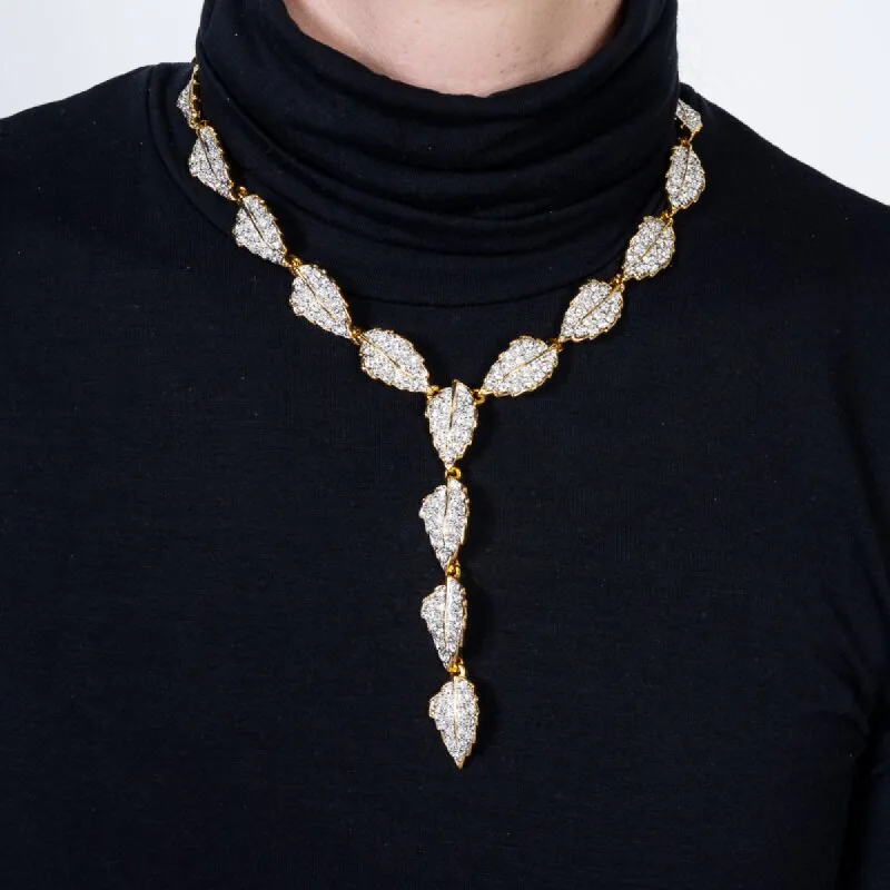 Gold Leaves Necklace sold by Kenneth Jay Lane
