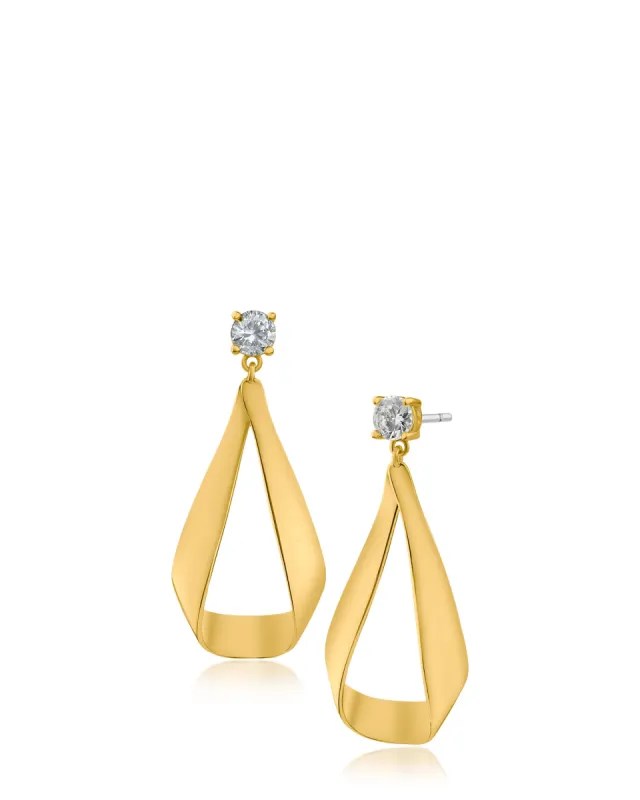 Large Teardrop Earrings sold by Kenneth Jay Lane