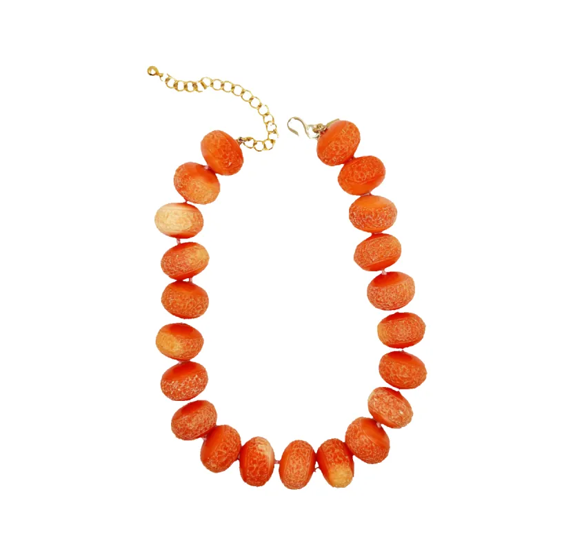 Vintage Coral Bead Necklace sold by Kenneth Jay Lane