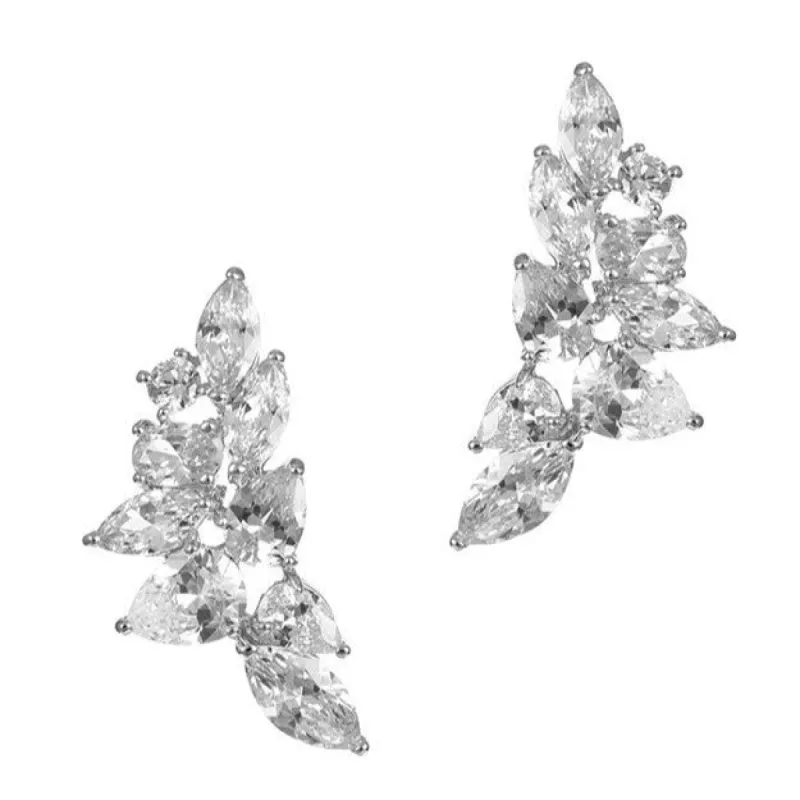 Multi Shape Crescent Earrings sold by Kenneth Jay Lane