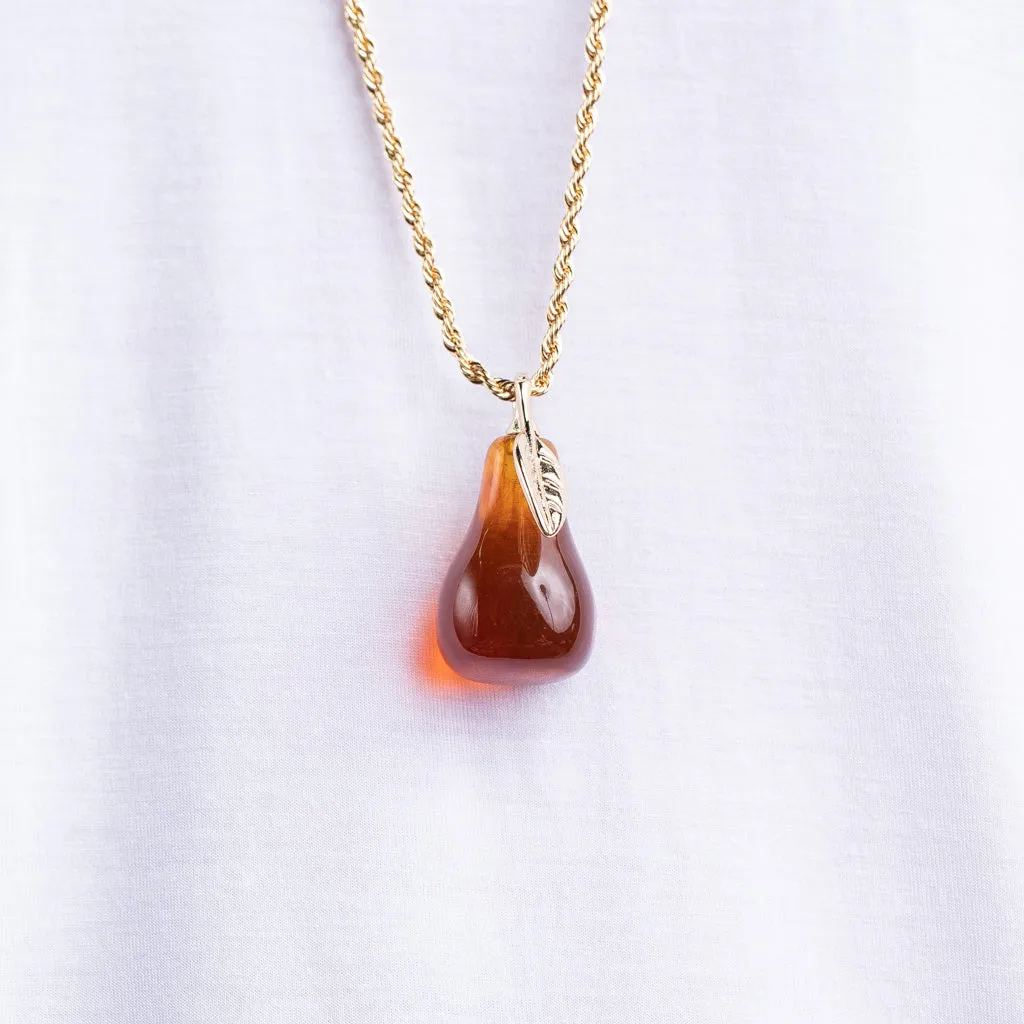 Tortoise Pear Necklace sold by Kenneth Jay Lane product image thumbnail 2