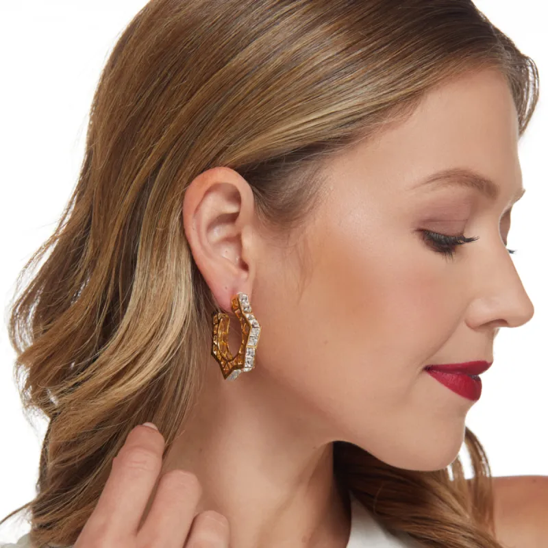 Spike Hoop Earring sold by Kenneth Jay Lane