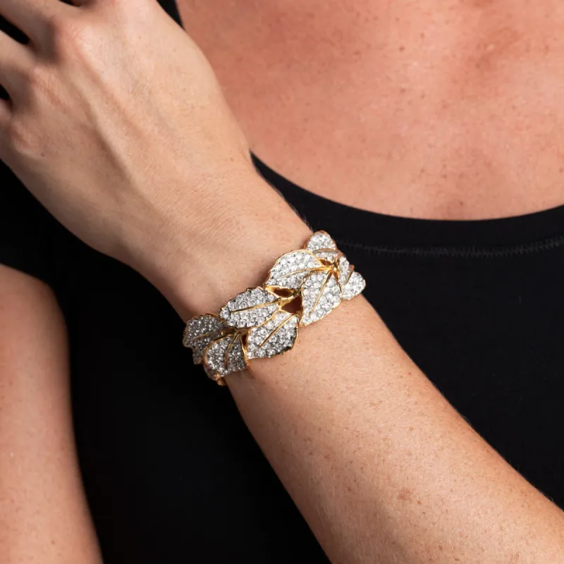 Gold Leaves Bracelet sold by Kenneth Jay Lane